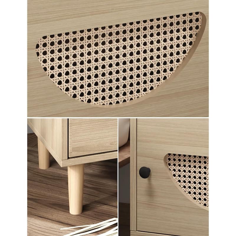 DEXSO Rattan Nightstand