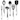 Chef Craft 6pc Stainless Steel Kitchen Cooking Tool Set - Solid Turner, Slotted Turner, Basting Spoon, Slotted Spoon,...