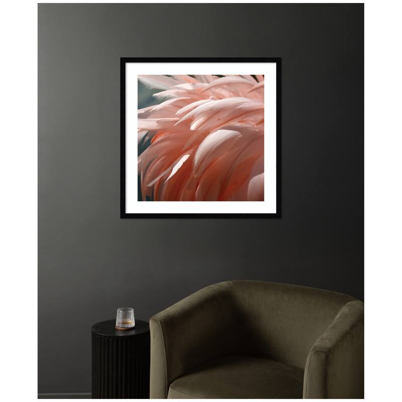 Kate and Laurel Flamingo No. 1 by Alicia Bock Framed Wall Art Print