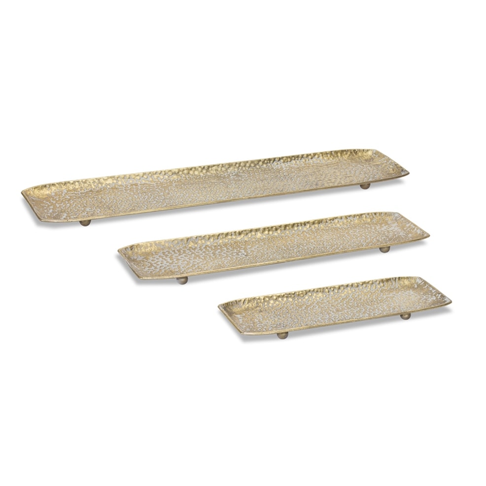 Metal Tray (Set of 3) - 27.25 x 6 x 1.25