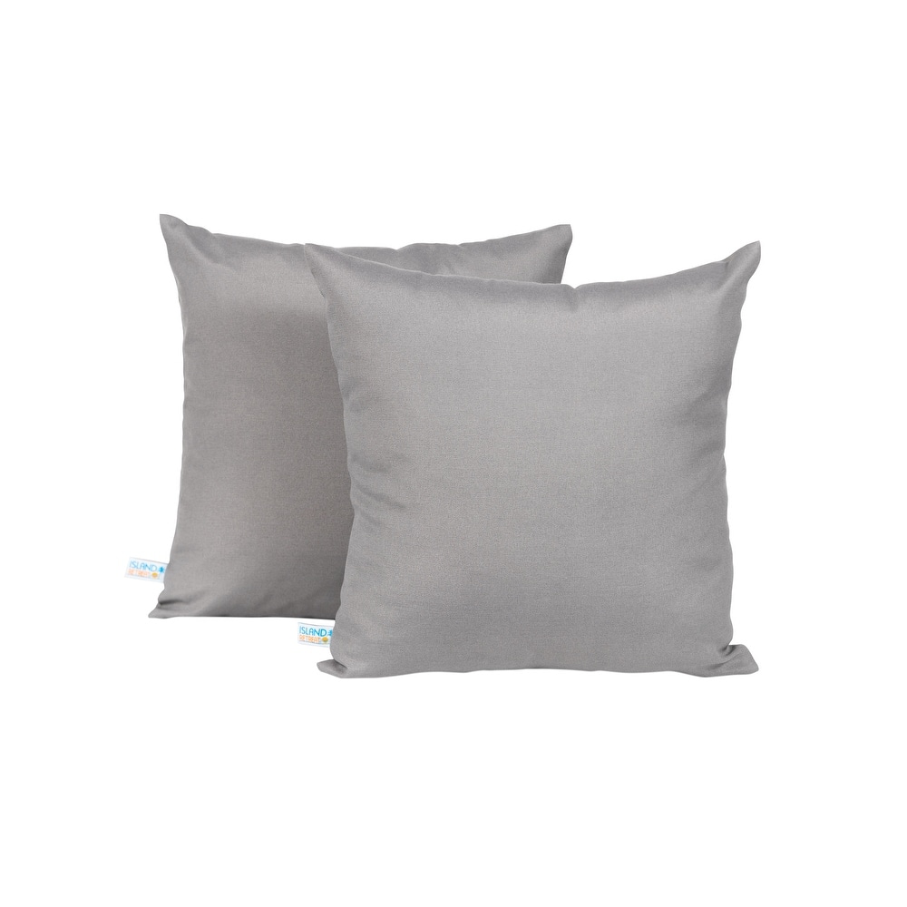 Island Retreat All-Weather Outdoor Throw Pillows (Set of 2)