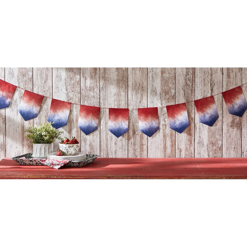 Paper Patriotic 4Th Of July Garland - Multicolor