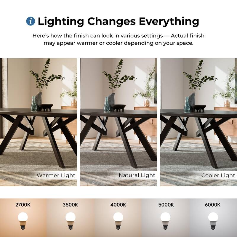 Furniture of America Abigail VI Mid-Century Modern 5-Piece Black Handfinished Solid Wood Dining Set