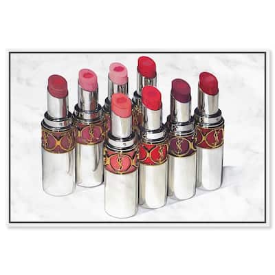 Doll Memories - Lipsticks 22 Canvas by Art Remedy
