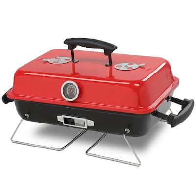 Portable Tabletop Outdoor Barbecue Charcoal Grill