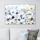 preview thumbnail 12 of 23, Oliver Gal 'Fields of Blue' Floral and Botanical Wall Art Framed Canvas Print Flowers - Blue, White