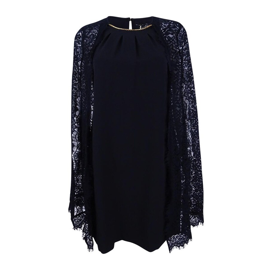 jessica simpson black lace dress
