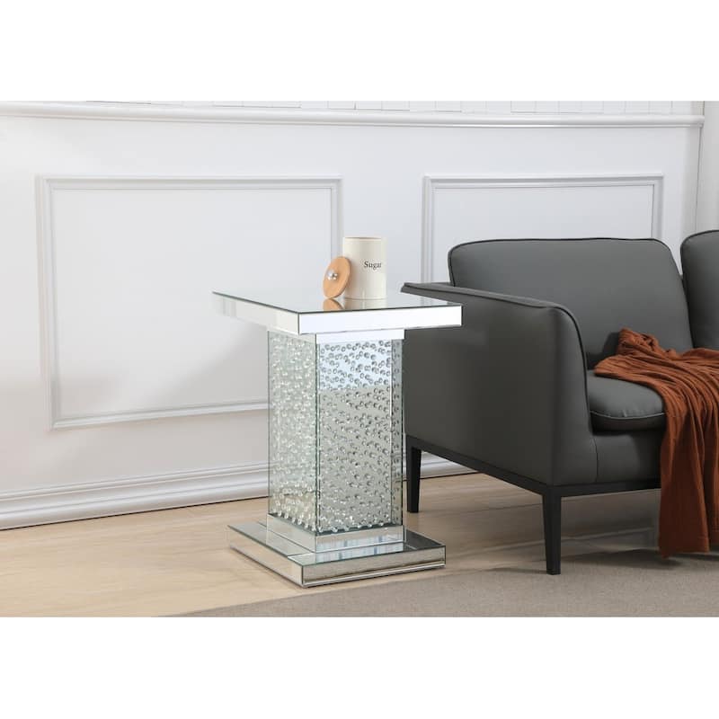 Modern Crystal End Table
