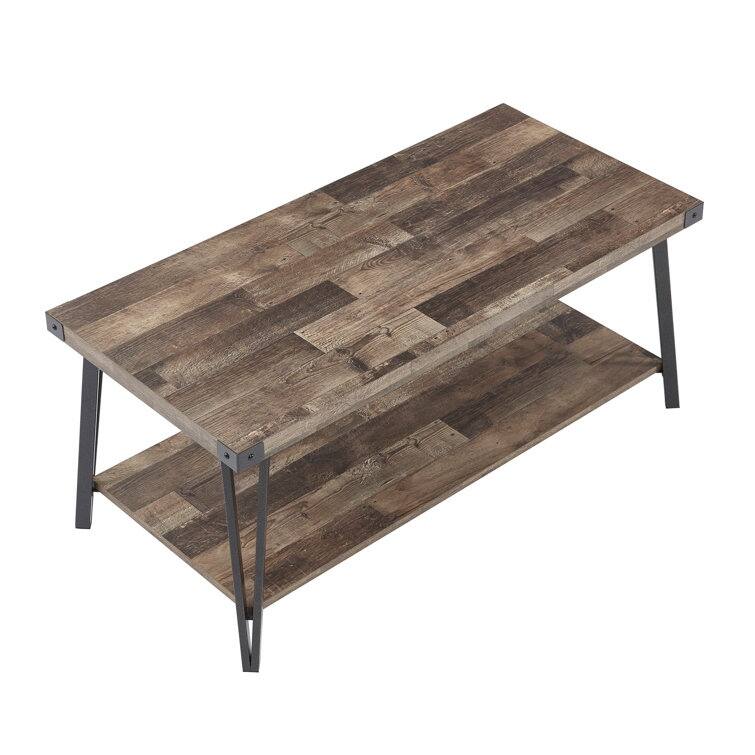 Wood Rectangular Coffee Table