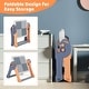 preview thumbnail 8 of 7, 6-In-1 Folding Kids Art Easel with Reversible Building Block Tabletop - 28” x 25.5” x 27”