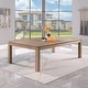 preview thumbnail 3 of 36, Olivia 7ft Vintage Ash Billiard Slate Pool Table with Dining Top
