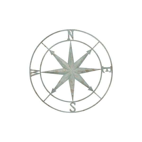 Large Distressed Metal Compass Wall Décor Bed Bath & Beyond 34864890