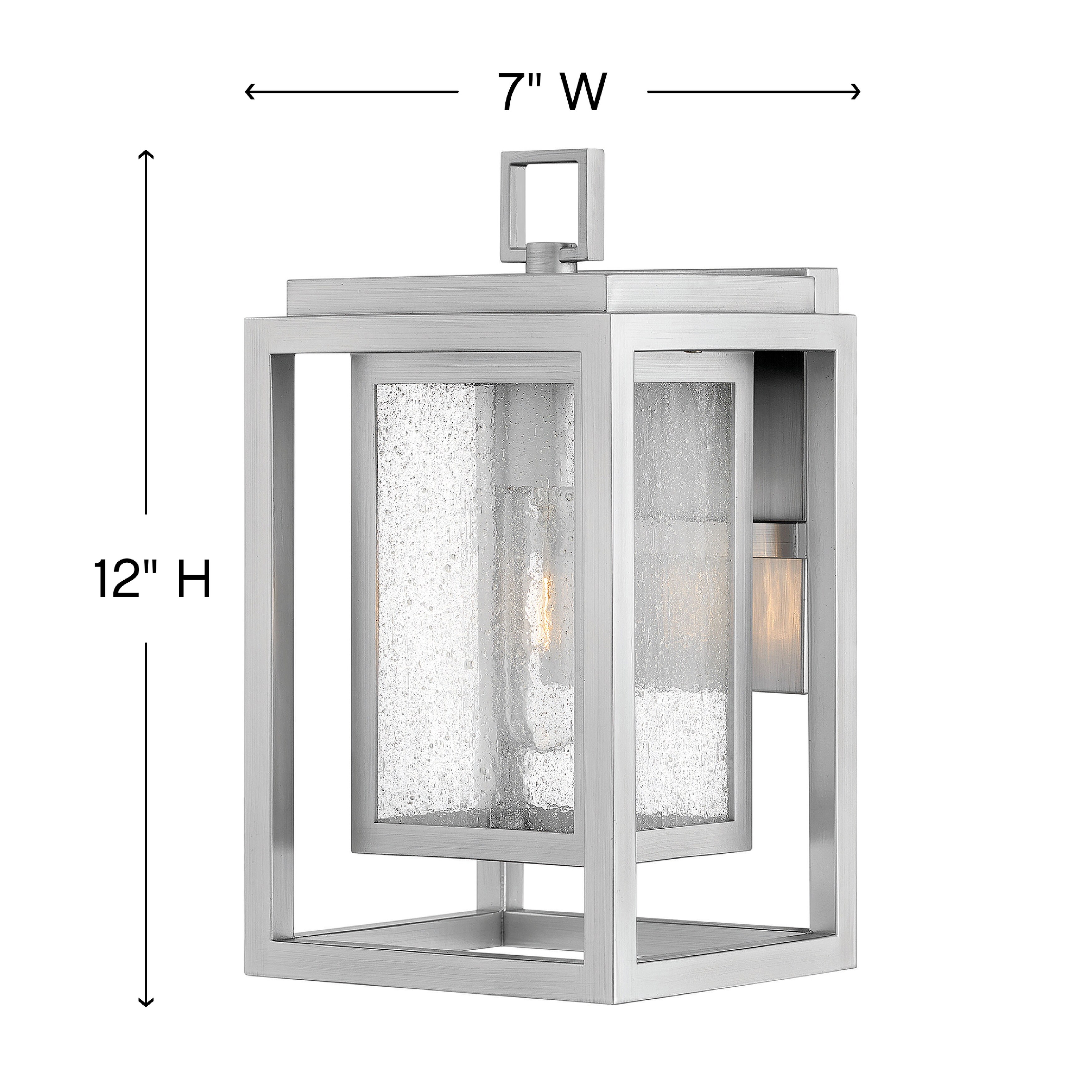 Hinkley Republic 1-Light Outdoor Light In Satin Nickel