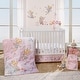 preview thumbnail 1 of 8, Bedtime Originals Disney Baby Tinker Bell 3-Piece Pink Fairy Baby Crib Bedding Set