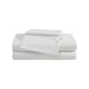 preview thumbnail 1 of 6, Eddie Bauer Brushed Percale Solid Cotton Sheet Set Full - Off-White