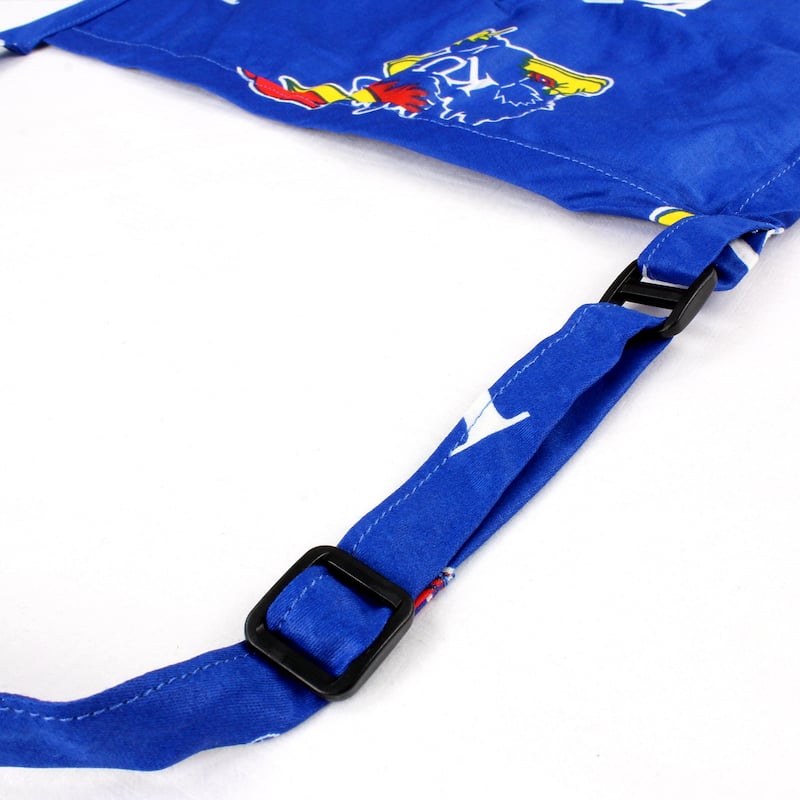 Kansas Jayhawks Tailgating or Grilling Apron With 9" Pocket, Fully Adjustable