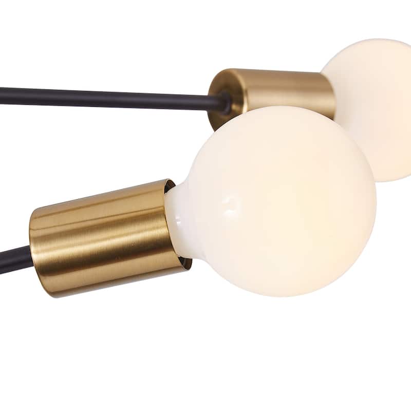 Modern 8-Light Sputnik Sturdy Metal Pendant Lamp