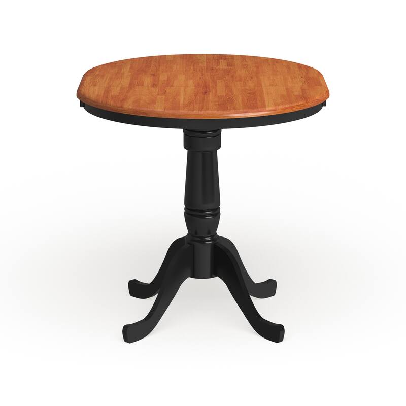 Copper Grove 36-inch Round Pedestal Table with 12-inch Leaf