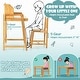preview thumbnail 9 of 9, Costway Bamboo Kids Study Desk And Chair Set Height Adjustable Home - See Details