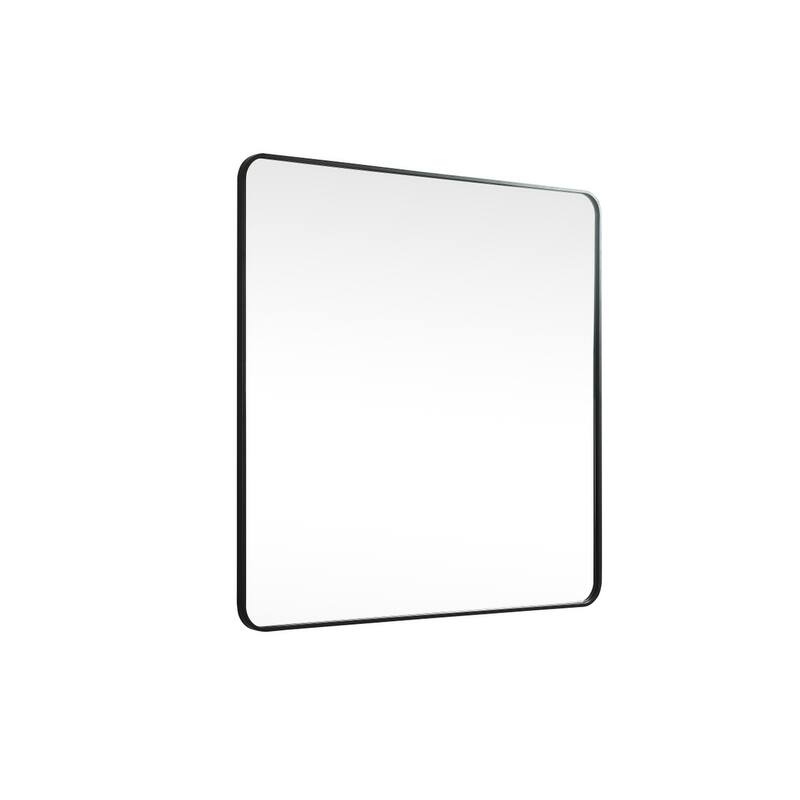 Indigo Home Soft corner metal square mirror 42x42 inch