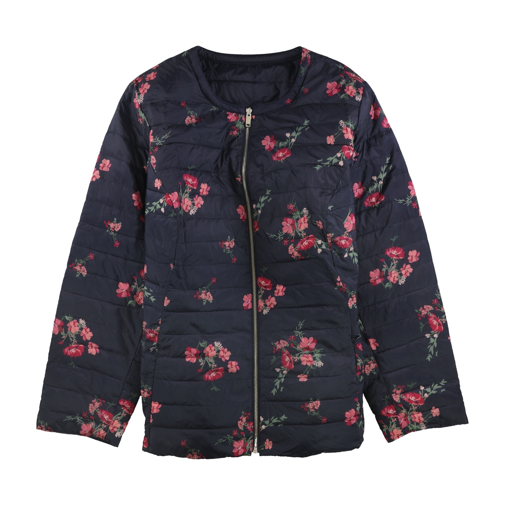 floral quilted jacket womens