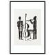 preview thumbnail 8 of 60, Bebop I Black Art Canvas Print by Art Remedy Black - 10" x 15"