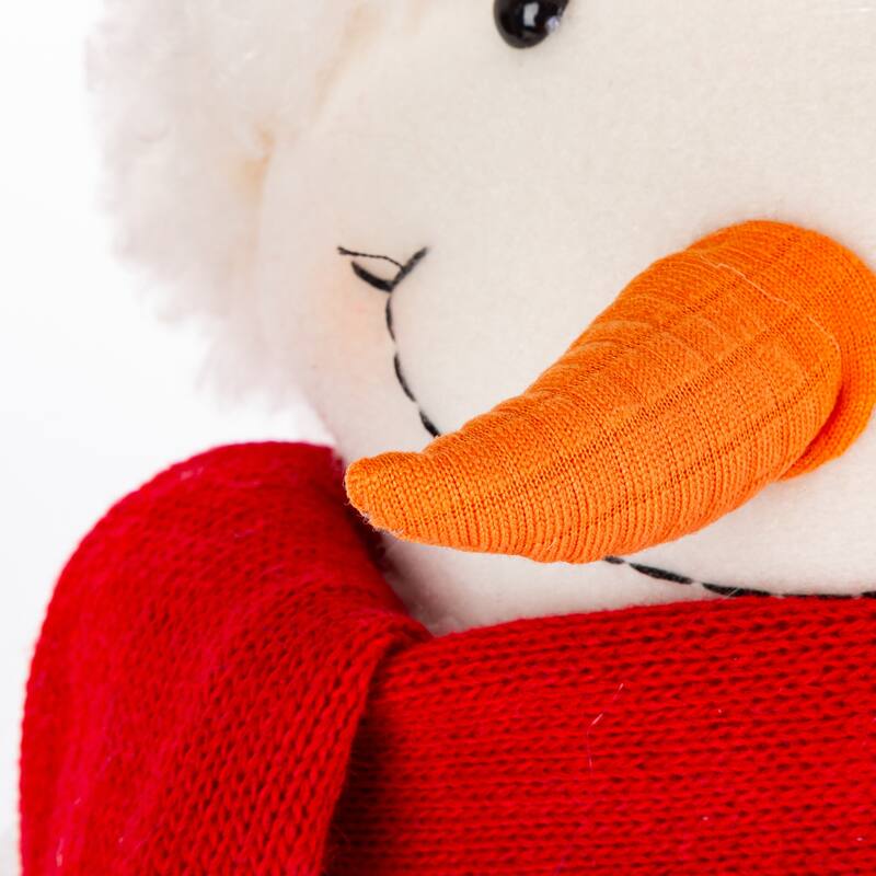 Holiday Lighted Standing Snowman Figurine - N/A