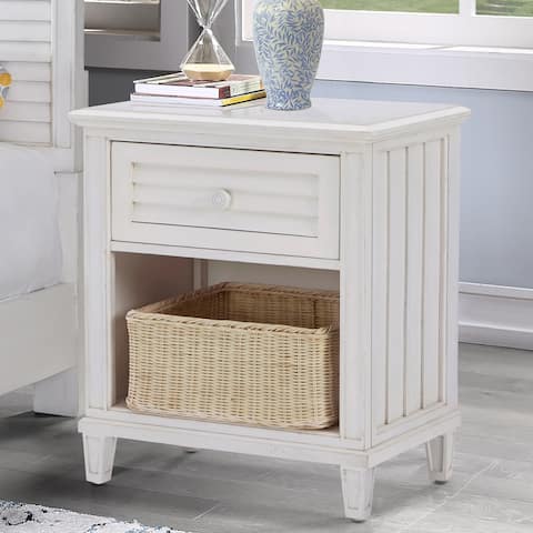 Cane Bay 1-drawer Nightstand with Basket by Palmetto Home