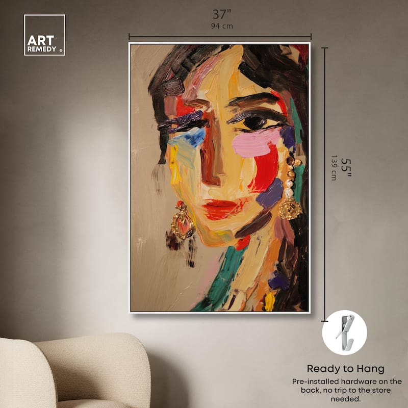 Colorful Expression II Canvas by Art Remedy