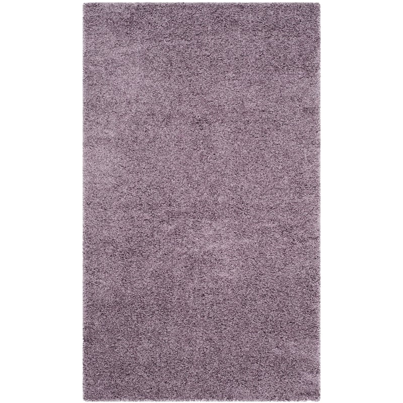 SAFAVIEH Laguna Shag Verdiana Solid Color 2-inch Thick Rug.