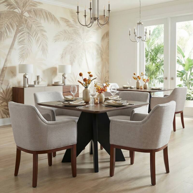 Lisse Square Dining Table Espresso