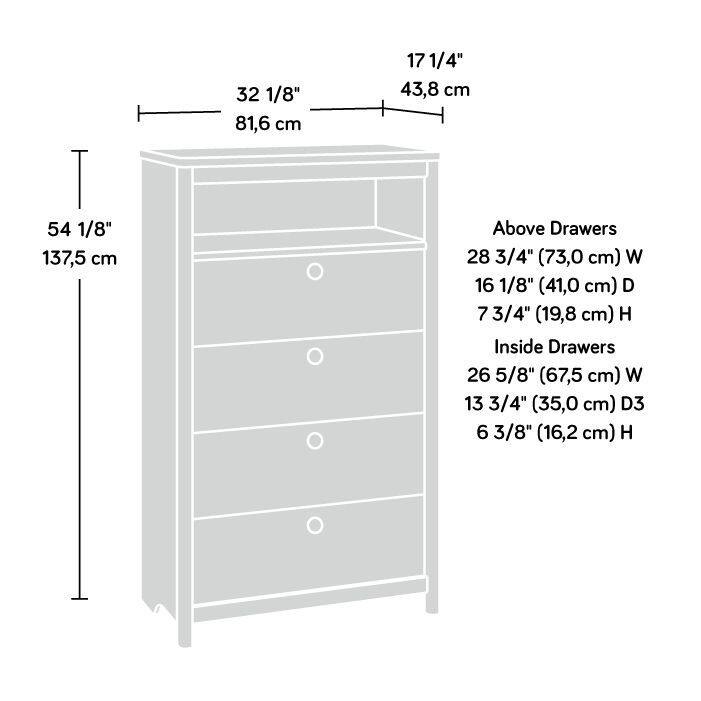 Dover Edge 4 Drawer Chest