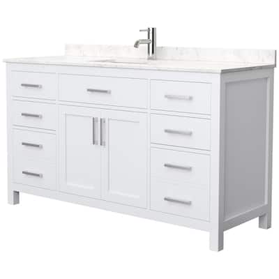 Wyndham Collection WCG242460SCCUNSMXX Beckett 60" Free Standing Single