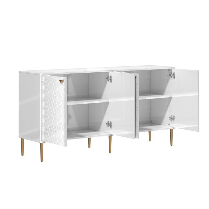 four-door cabinet