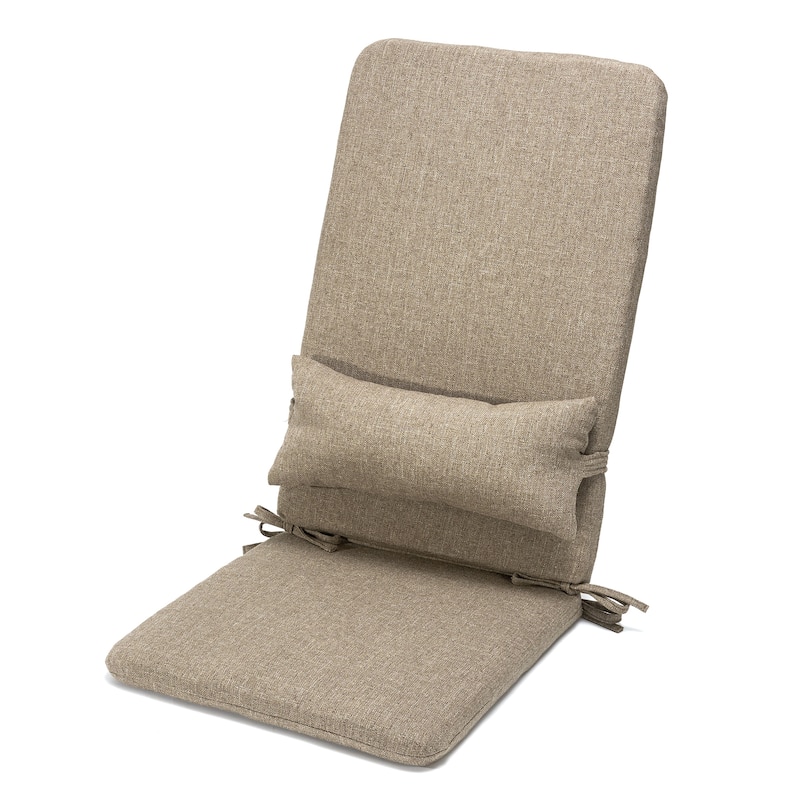Klear Vu 3-Piece Wellfleet Bay Adirondack Outdoor Chair Cushion Set