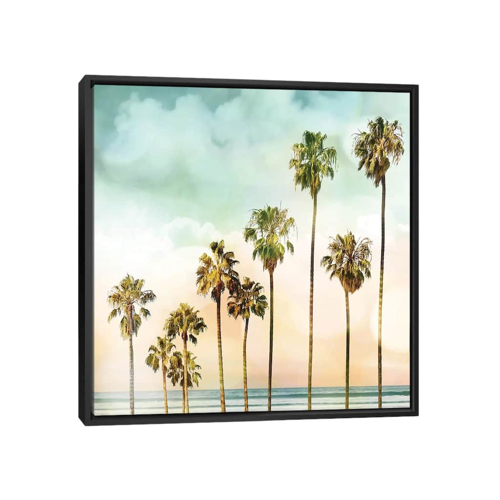 iCanvas "Beach Palms I" by Devon Davis Framed Canvas Print