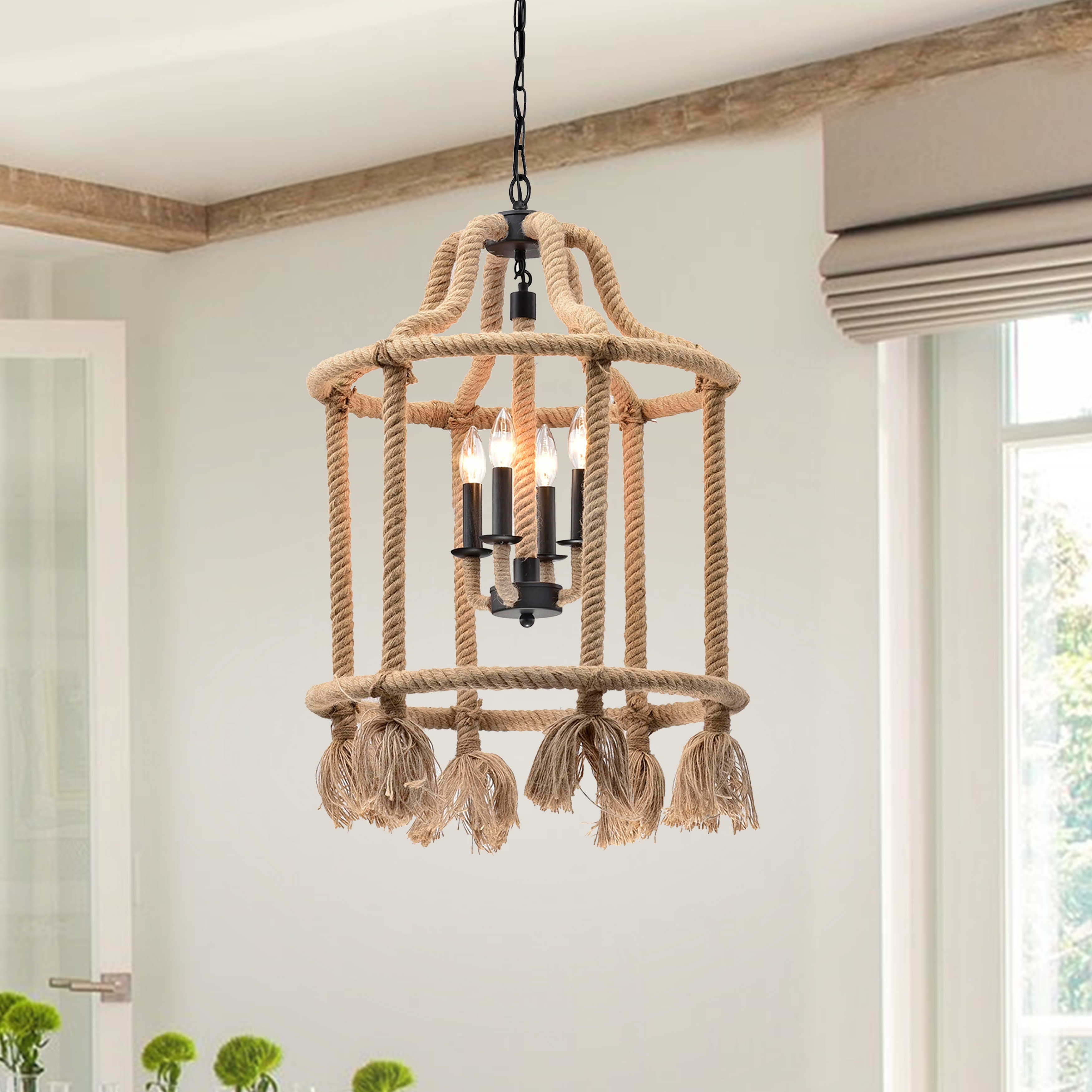Vasna 4 - Light Lantern Cylinder Chandelier