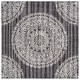 preview thumbnail 29 of 39, SAFAVIEH Handmade Ebony Dialita Medallion Wool Rug 6' Square - Brown/Ivory - Square