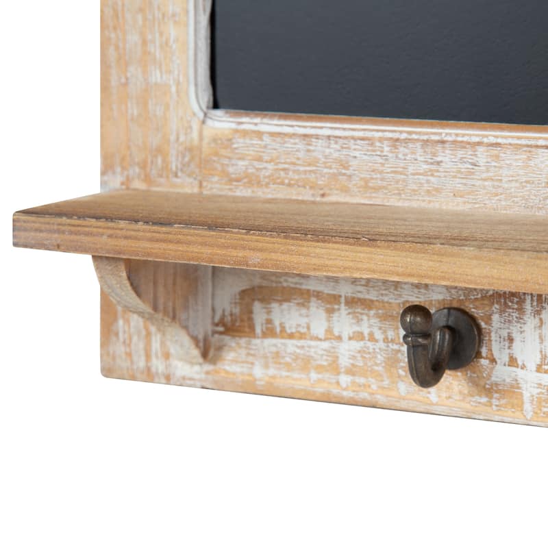 Kate and Laurel Idamae Wood Framed Chalkboard Wall Organizer - 28x25