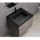 preview thumbnail 5 of 8, Dyconn Faucet Carrara Solid Surface Vanity in Black