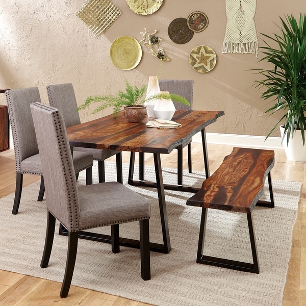 Live edge dining table seats 6 discount