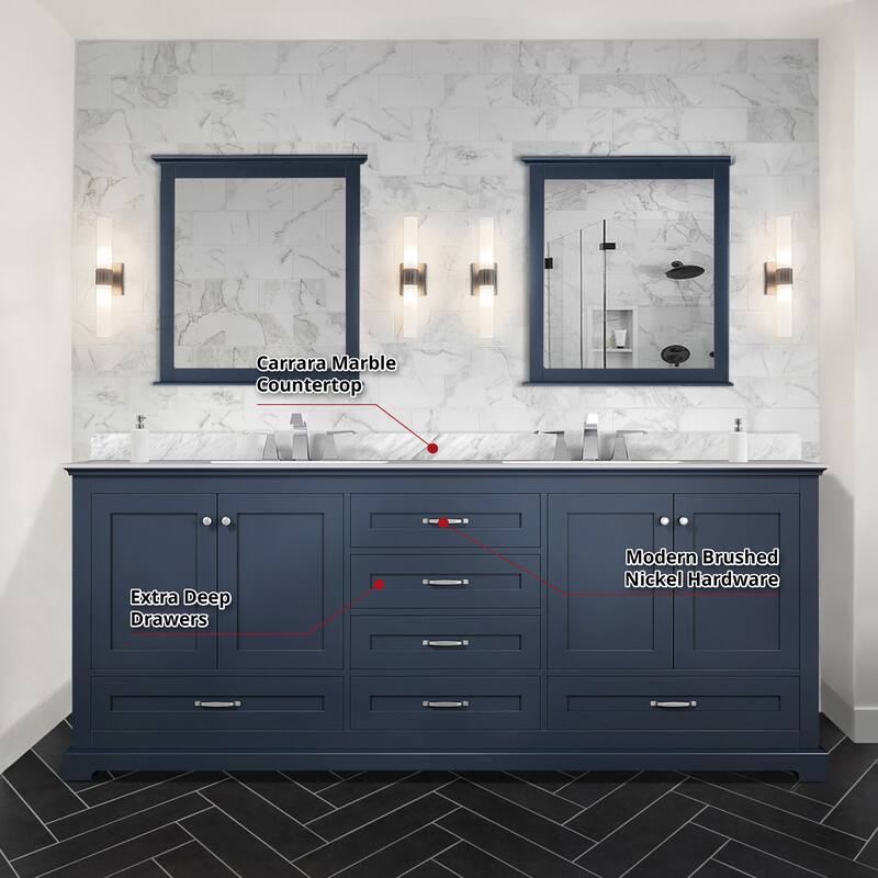 Dukes Bath Vanity No Top and Mirror