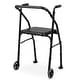 preview thumbnail 20 of 18, Costway Folding Walker for Seniors, Lightweight Aluminum Mobility