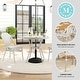 preview thumbnail 24 of 29, Martha Stewart All Weather Woven Bistro Table and Chairs Set with Aluminum Frames - 19"W x 21.75"D x 35"H