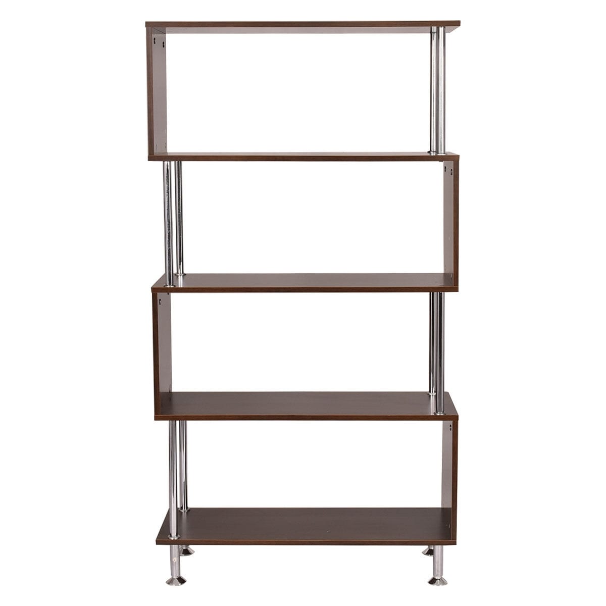 Furniture Bookcases 32x12x58 4 Shelf Bookcase Wooden Bookshelf