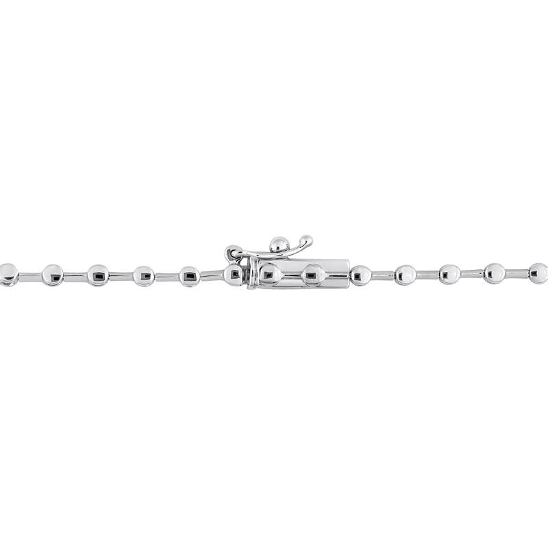 Miadora 14k White Gold Diamond Lariat Necklace 1 3/4ct TDW 16+1" or 17"