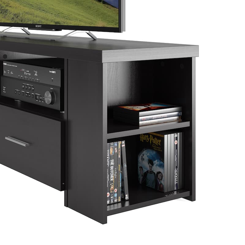 Fernbrook Black TV Stand, for TVs up to 75"