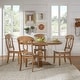 preview thumbnail 13 of 23, Eleanor Two-tone Oval Solid Wood Dining Table by iNSPIRE Q Classic