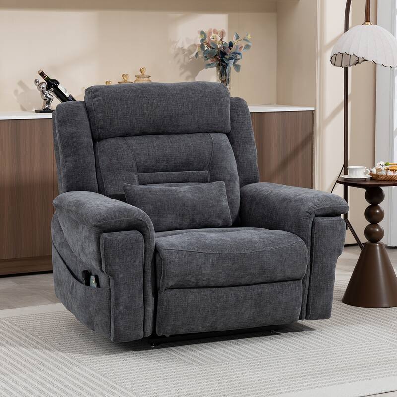 Flagship Dual Motor 28" W Oversized Power Lift Recliner Chair