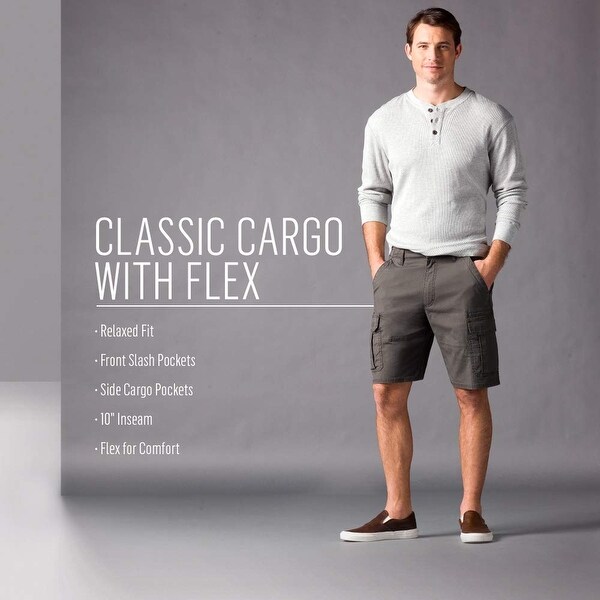 big and tall stretch cargo shorts